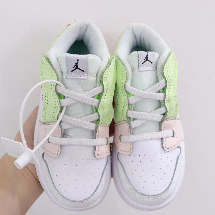 Jordan low top elastic band" white"