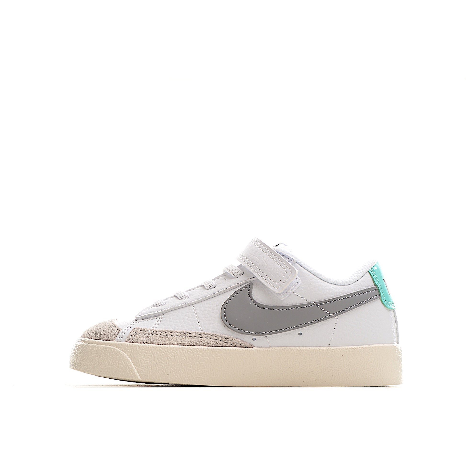 Trail Blazers Velcro Low-Top Kids Sneakers" white, gray"