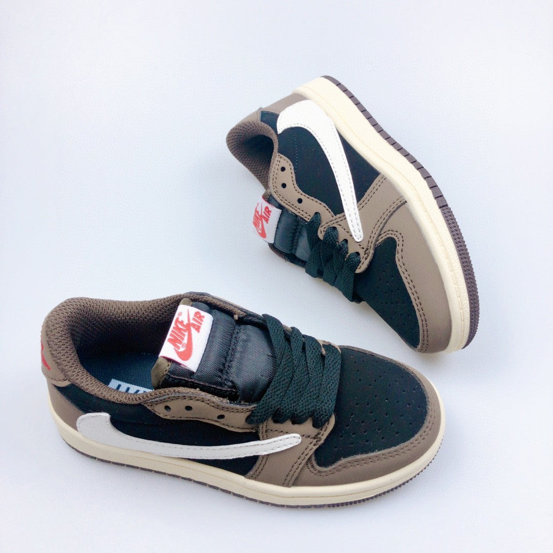 Jordan low-top reverse hook black warrior" brown, black"
