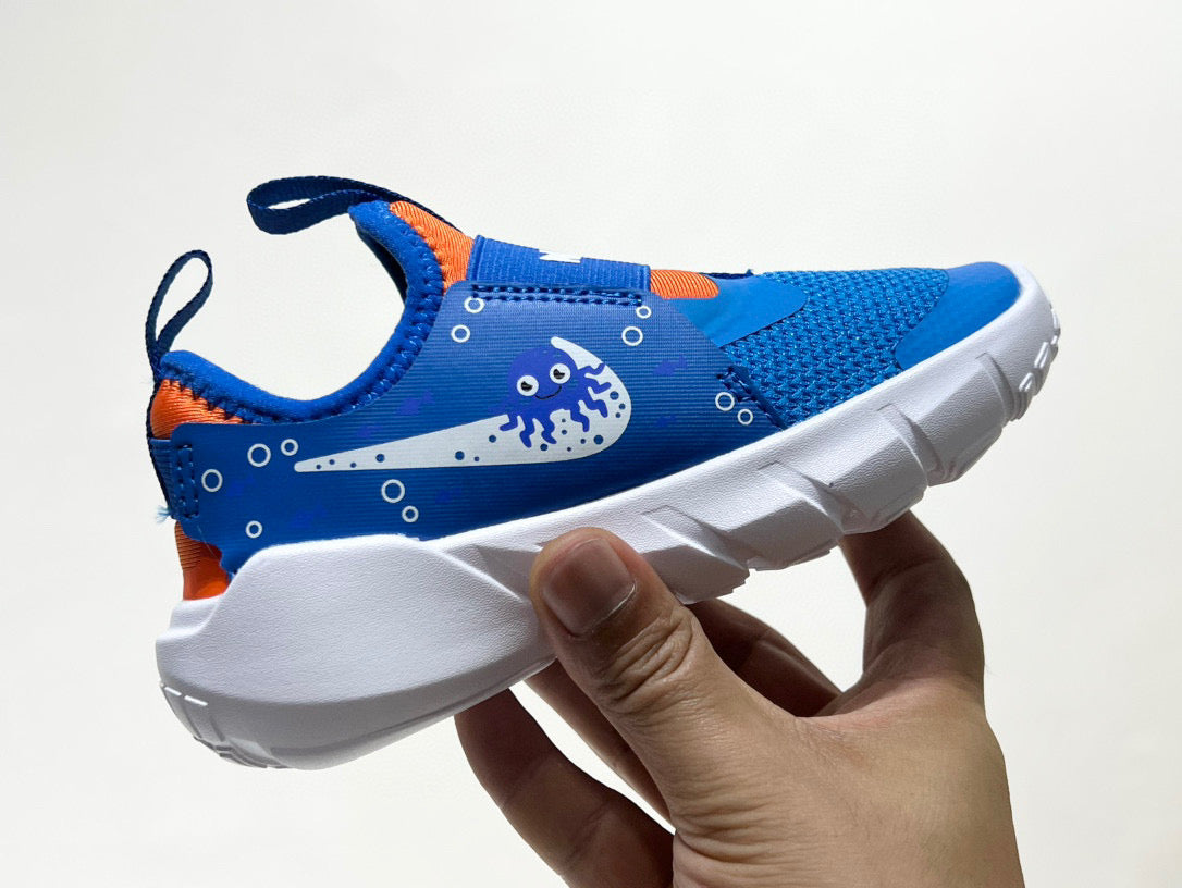 Nike's new barefoot slip" blue"