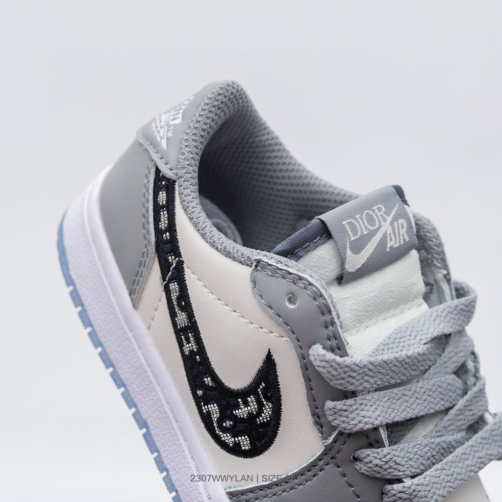 Joe 1 low-top hook series children's shoes" light gray, off white"
