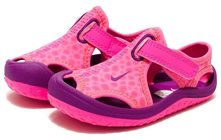 Nike children's closed toe sandals " pink"