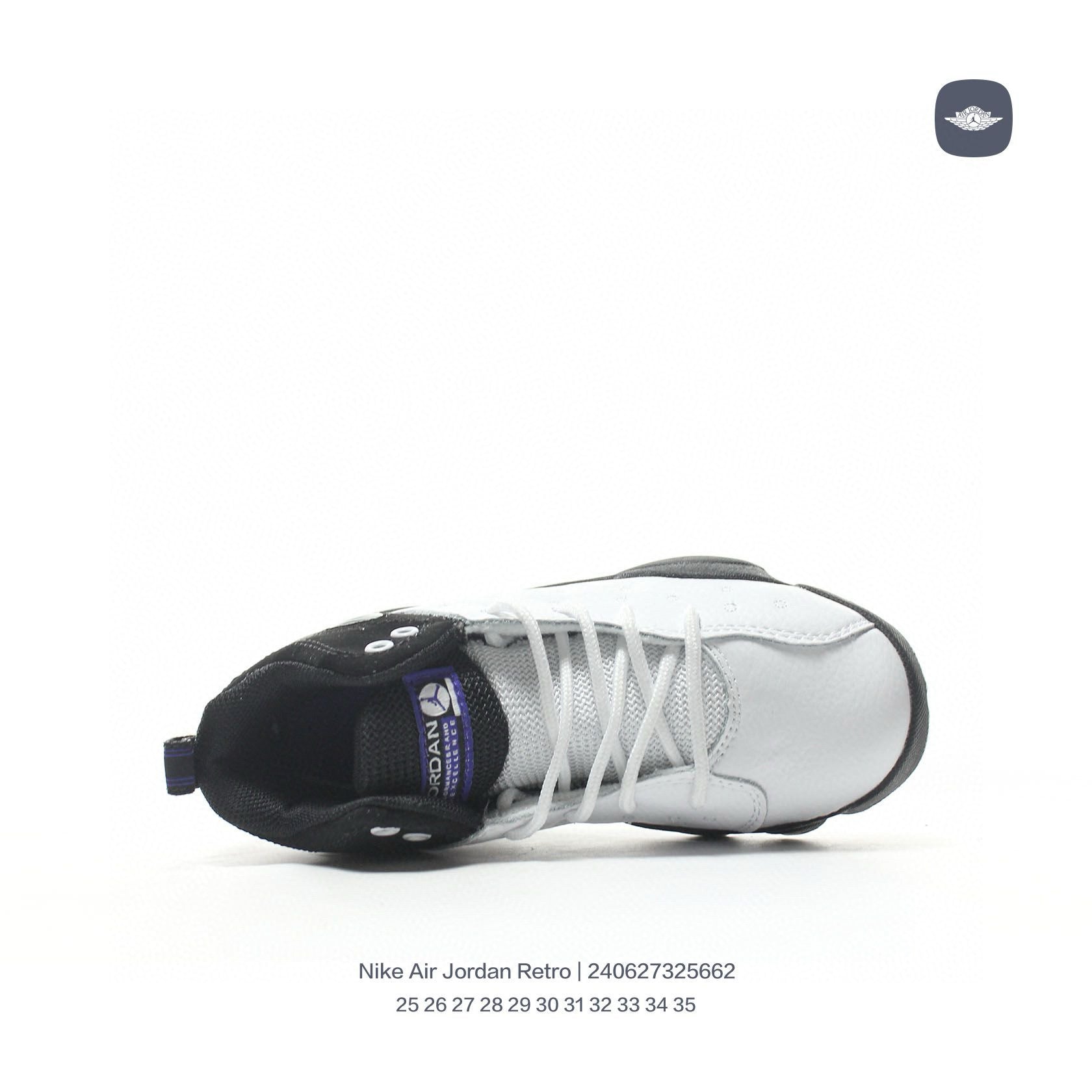 AJ13-1/split leather'  white, black"