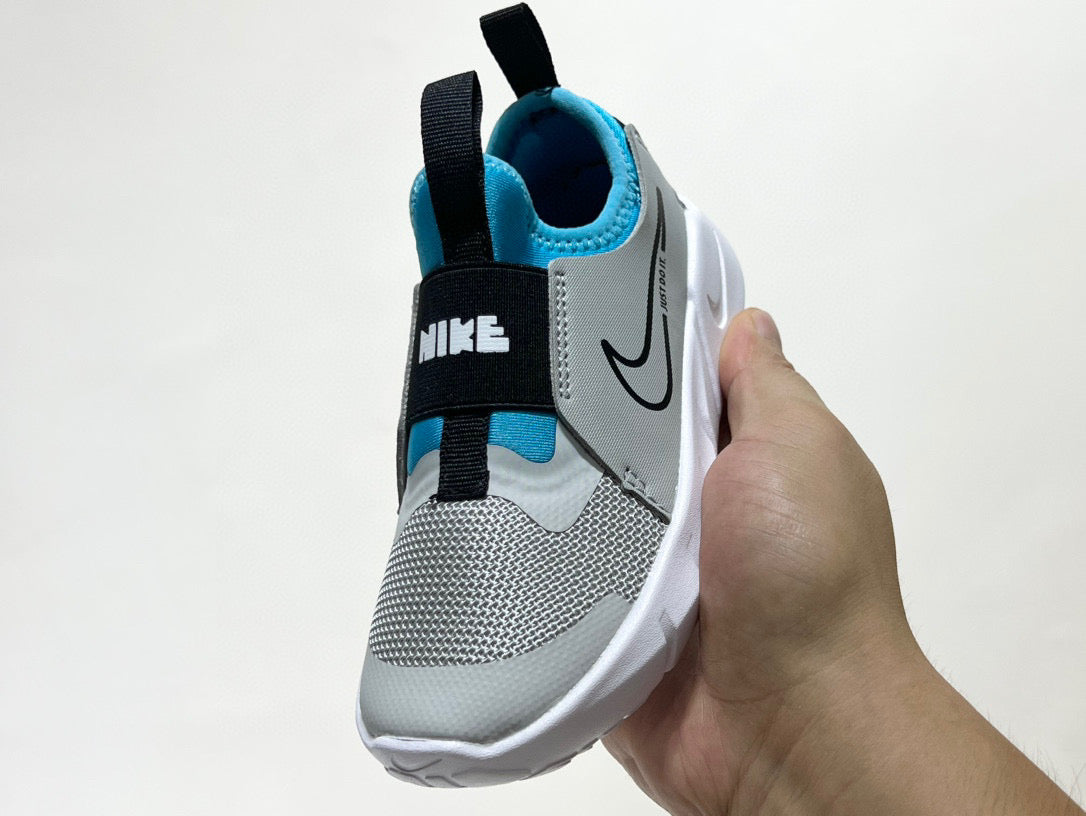 Nike's new barefoot slip" gray, blue"