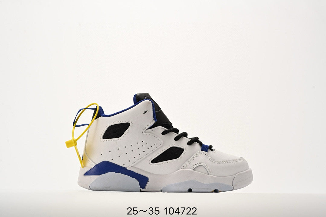 Jordan Fltclb91 series basketball shoes" white, black, blue"