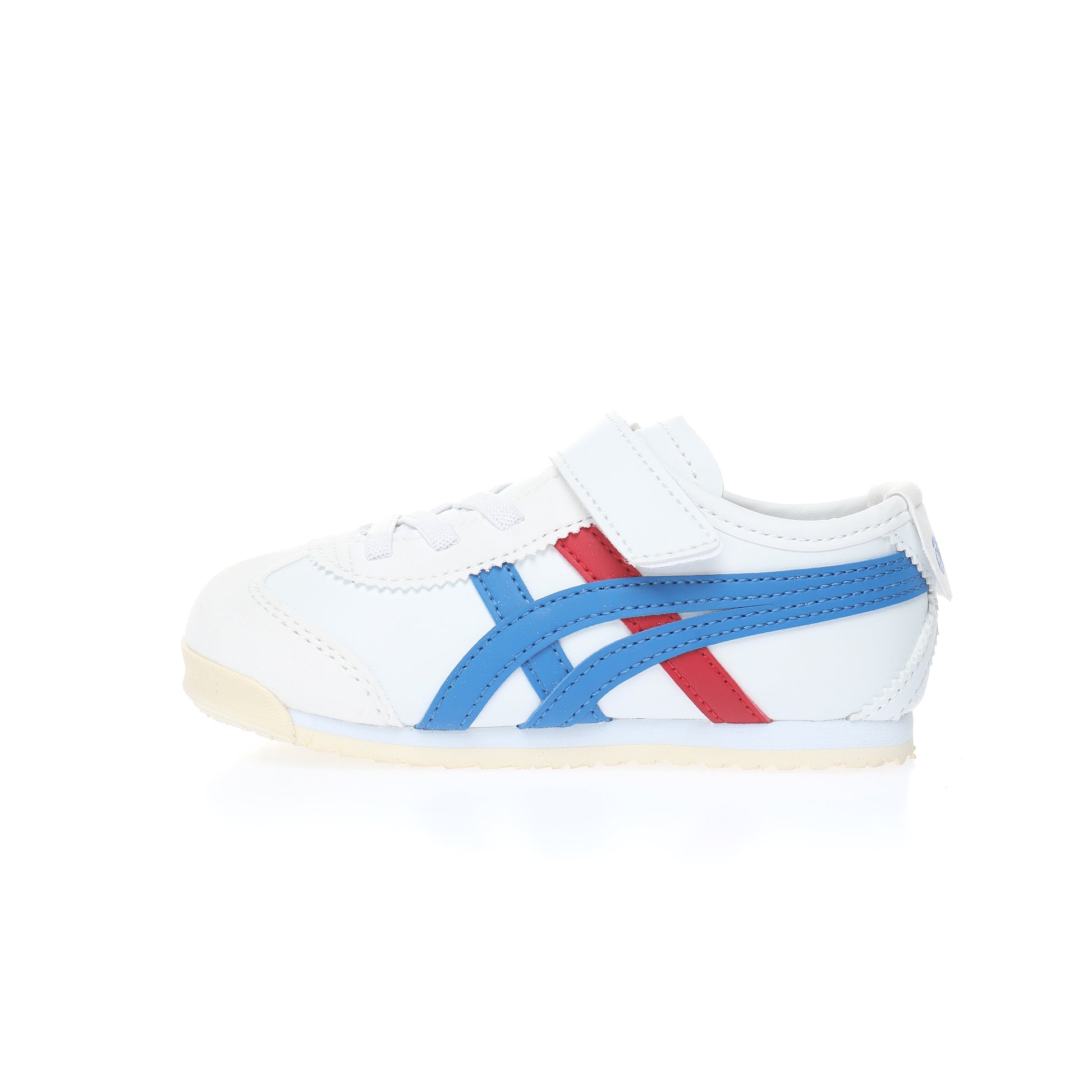 Asics Tiger" white, blue, red"
