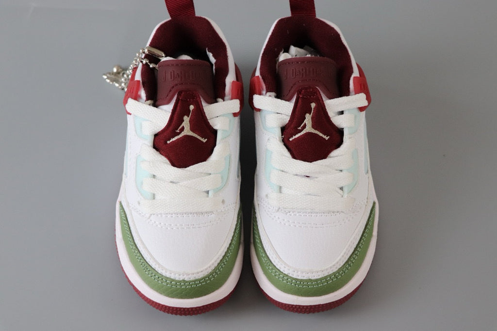 Jordan 3.5 children's shoes" white, green, burgundy"