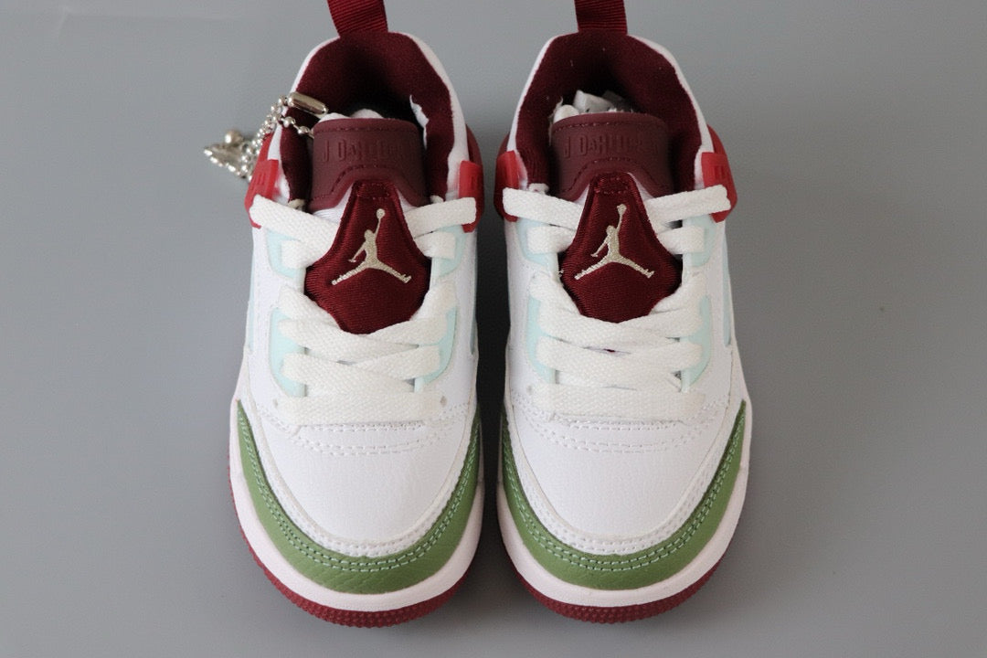 Jordan 3.5 children's shoes" white, green, burgundy"