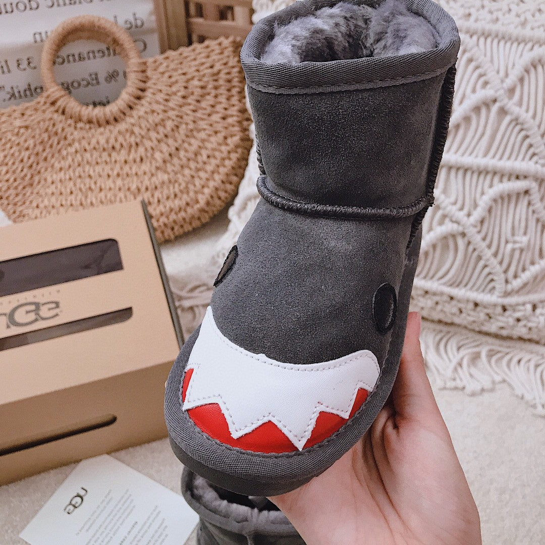 UGG children's shoes cartoon series" gray"