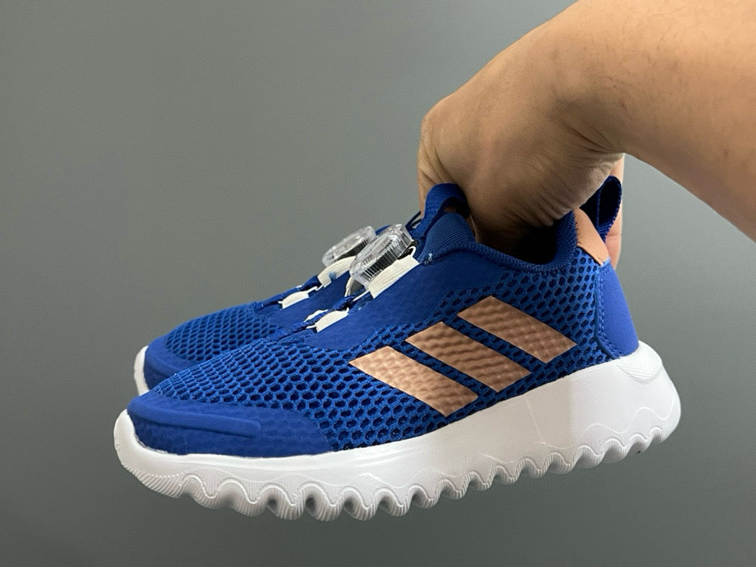 Adidas BOA lock 3 mesh shoes for children" blue"