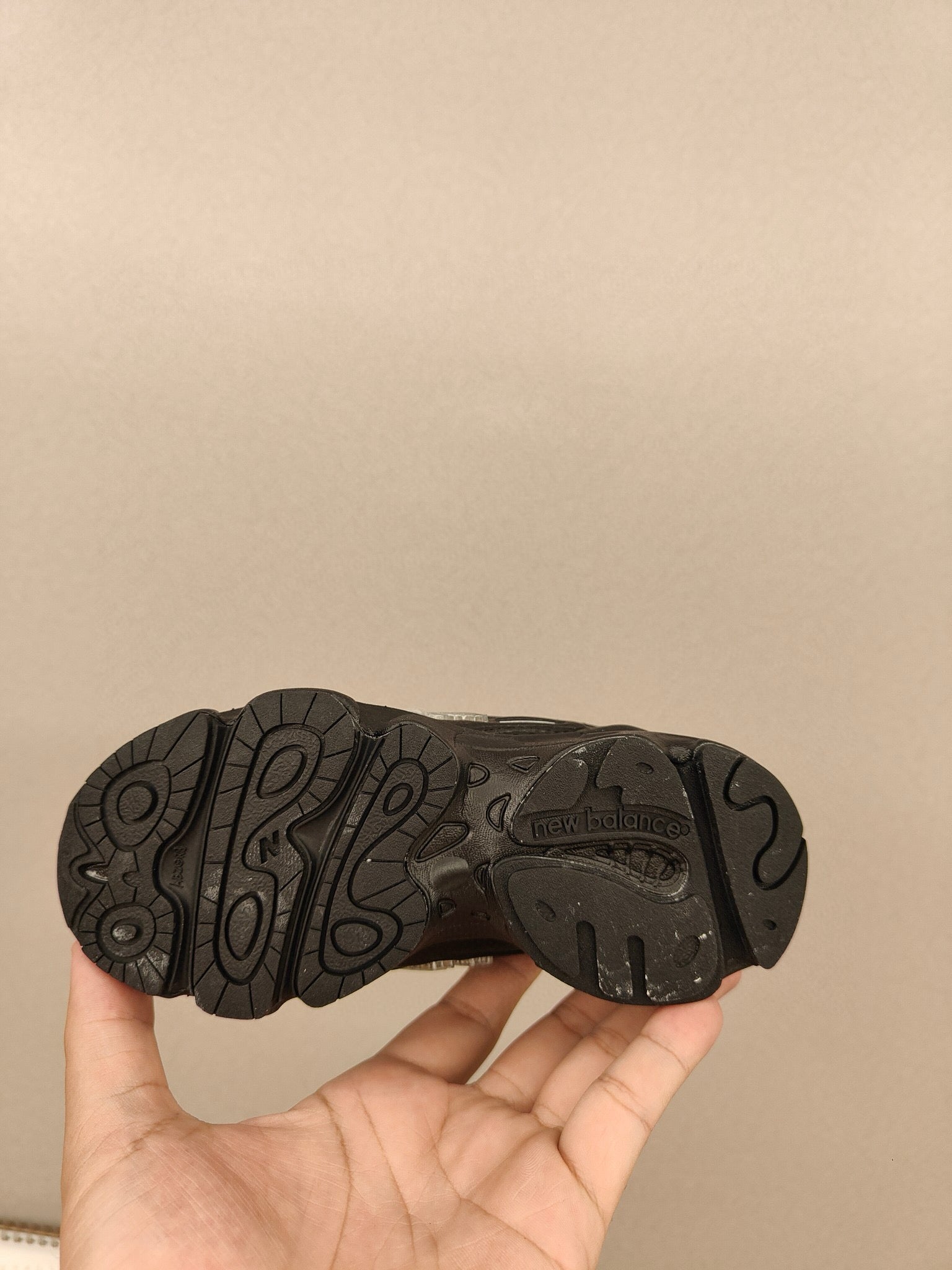 NB1000 lace-up children's shoes" black"