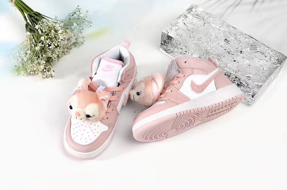 Joe 1AJ1 slip-on shoes for children" white, rose"