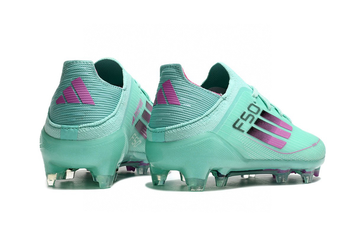 Adidas F50 knitted waterproof football shoes" Turquoise"
