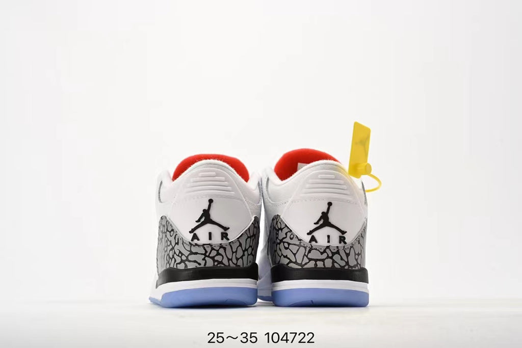 Joe 3" white, blue"