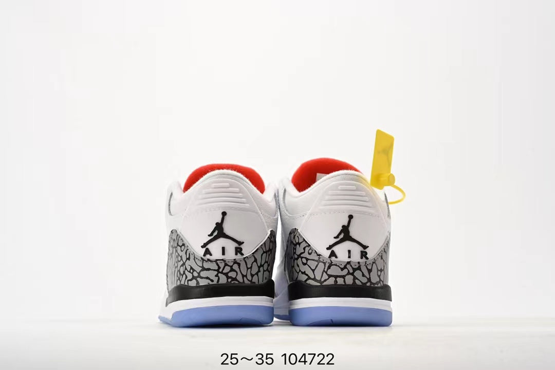 Joe 3" white, blue"