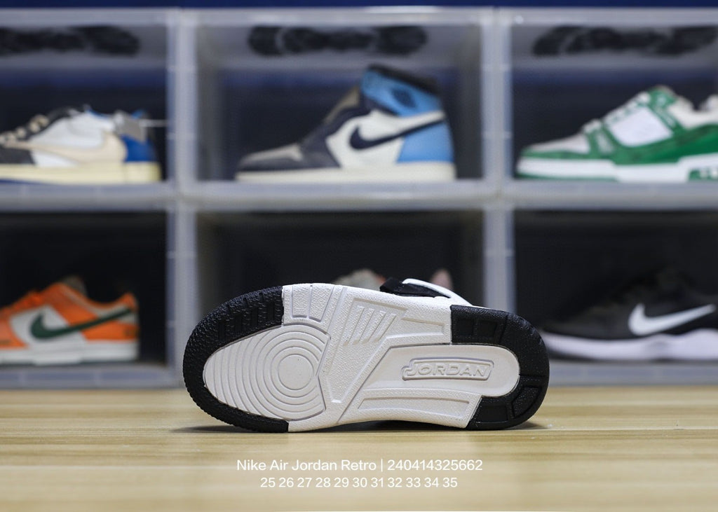 Jordan trendy children's shoes" black, white"