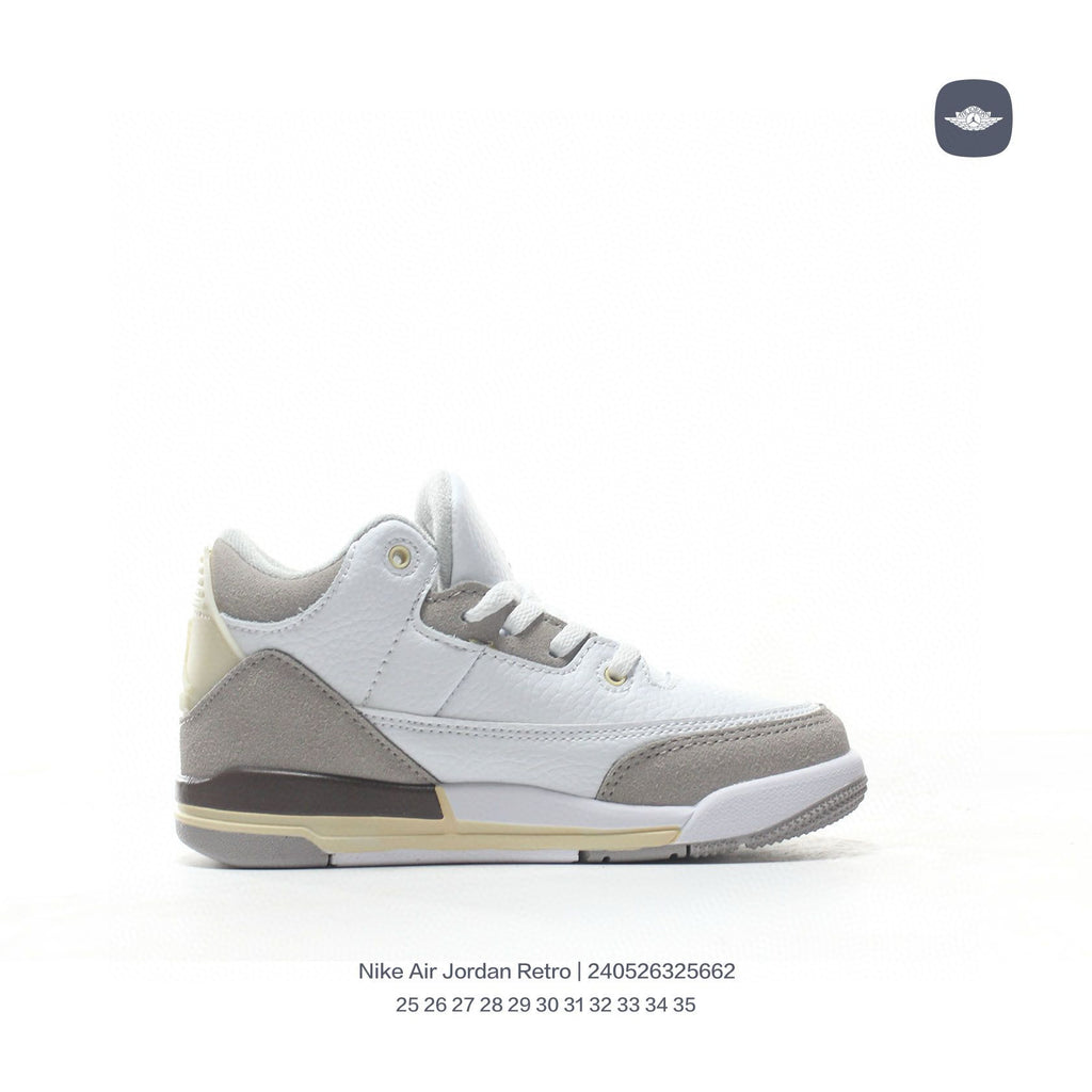 Joe 3" white, gray"