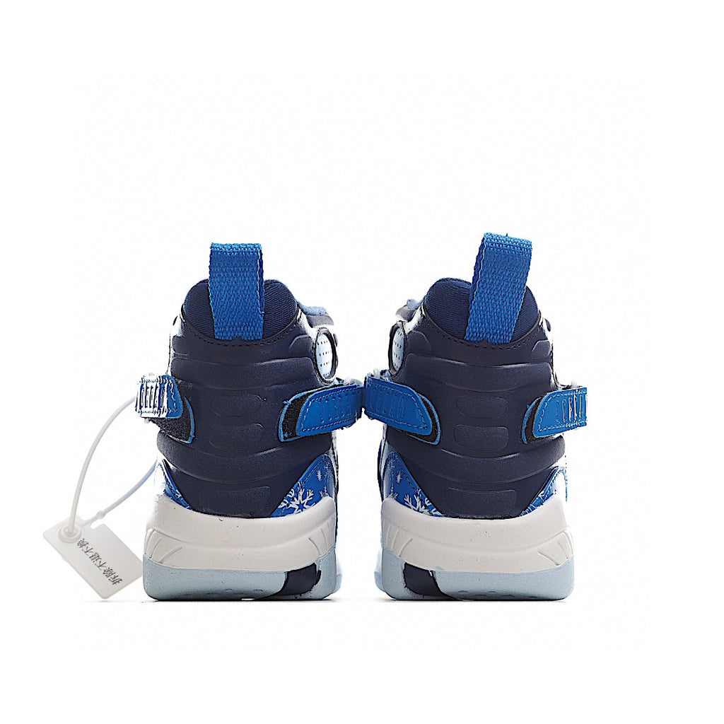 Joe 8 children's shoes sports shoes AJ-8 basketball shoes" blue"