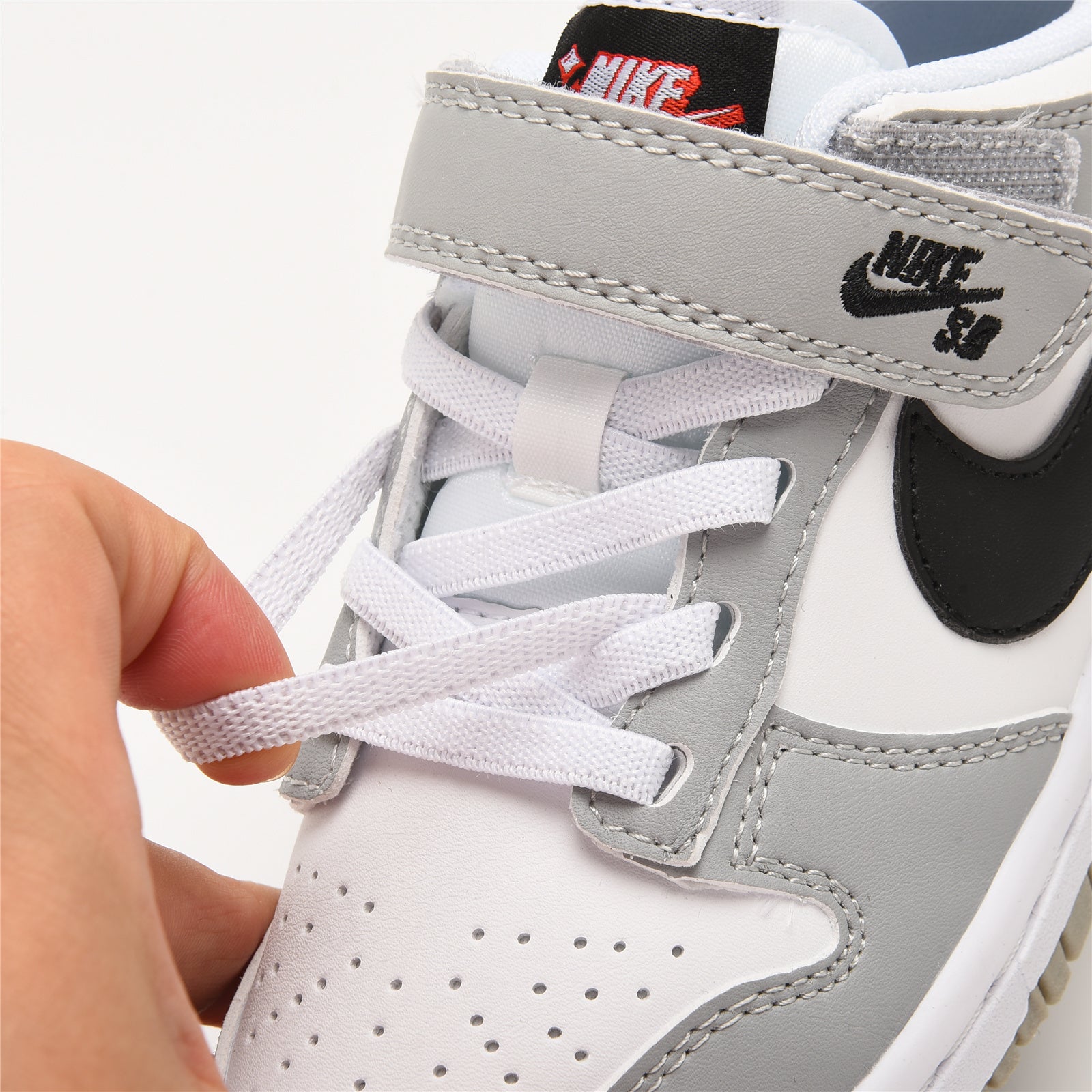 SB Velcro children's shoes" Gray"