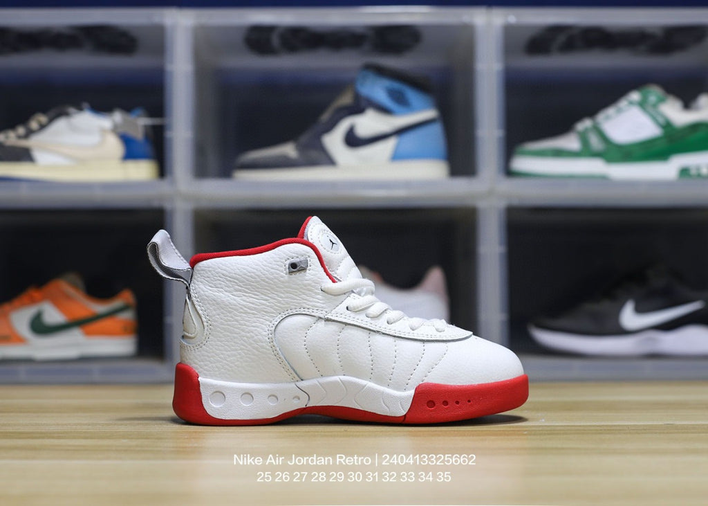 Jordan trendy children's shoes" white, red"