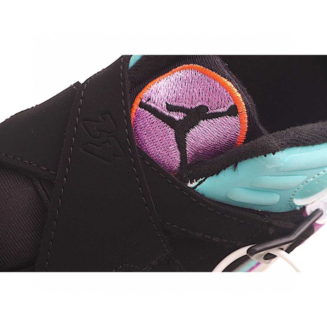 Joe 8 children's shoes sports shoes AJ-8 basketball shoes" black, purple, orange"