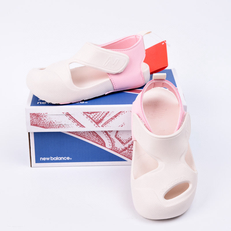 New NB closed toe sandals" pink"