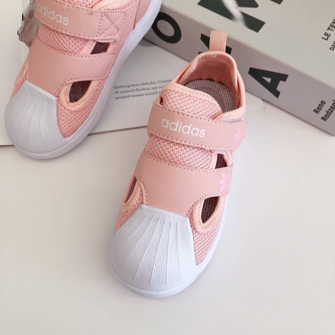 Adidas Baotou shell toe Bingdundun" light pink"