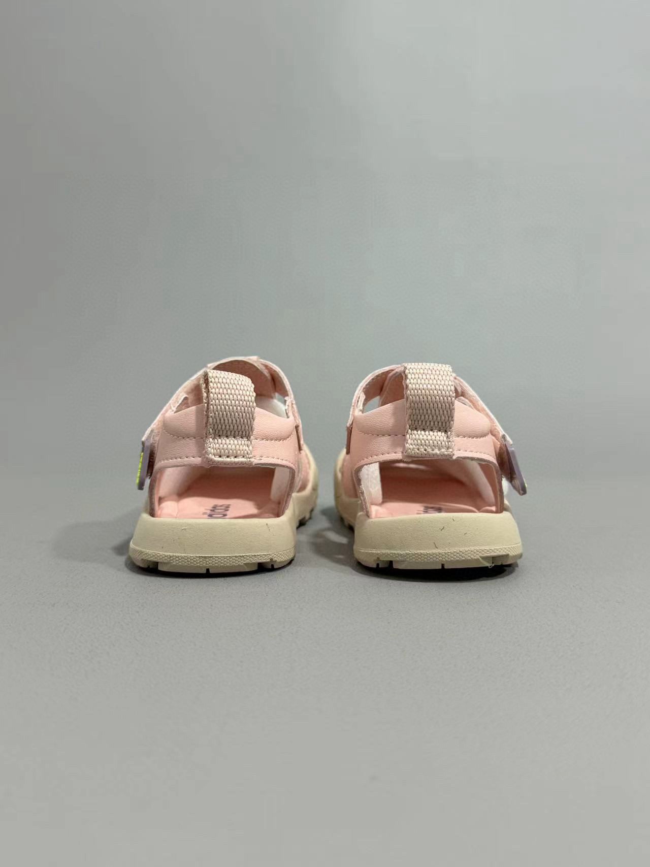 Adidas hollow Velcro sandals" pink"