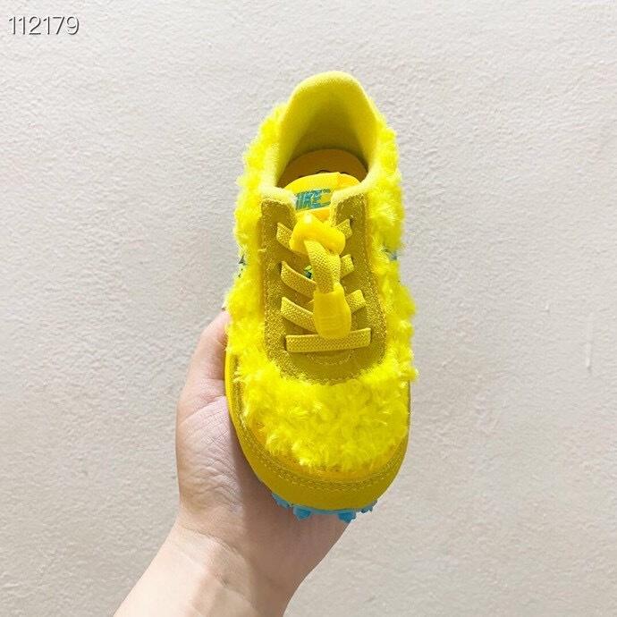 Nike Waffle Casual Jogging Shoes Deconstructed Double Hook" yellow"
