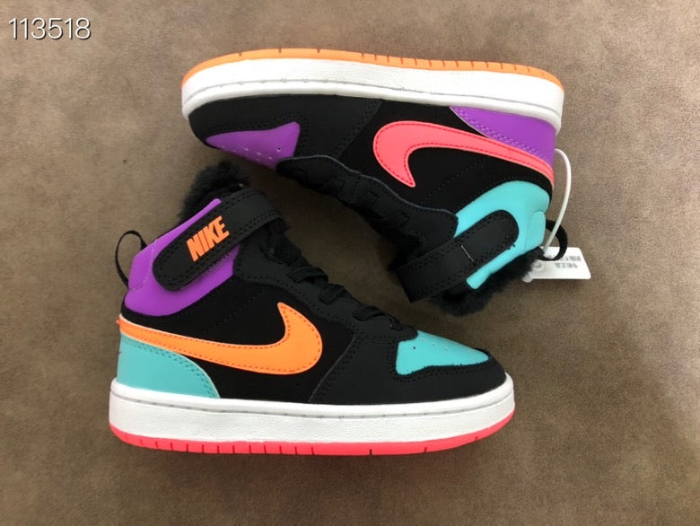 NIKE COURT Borough Mid2 JUN Air Force Workwear" black, blue, purple"