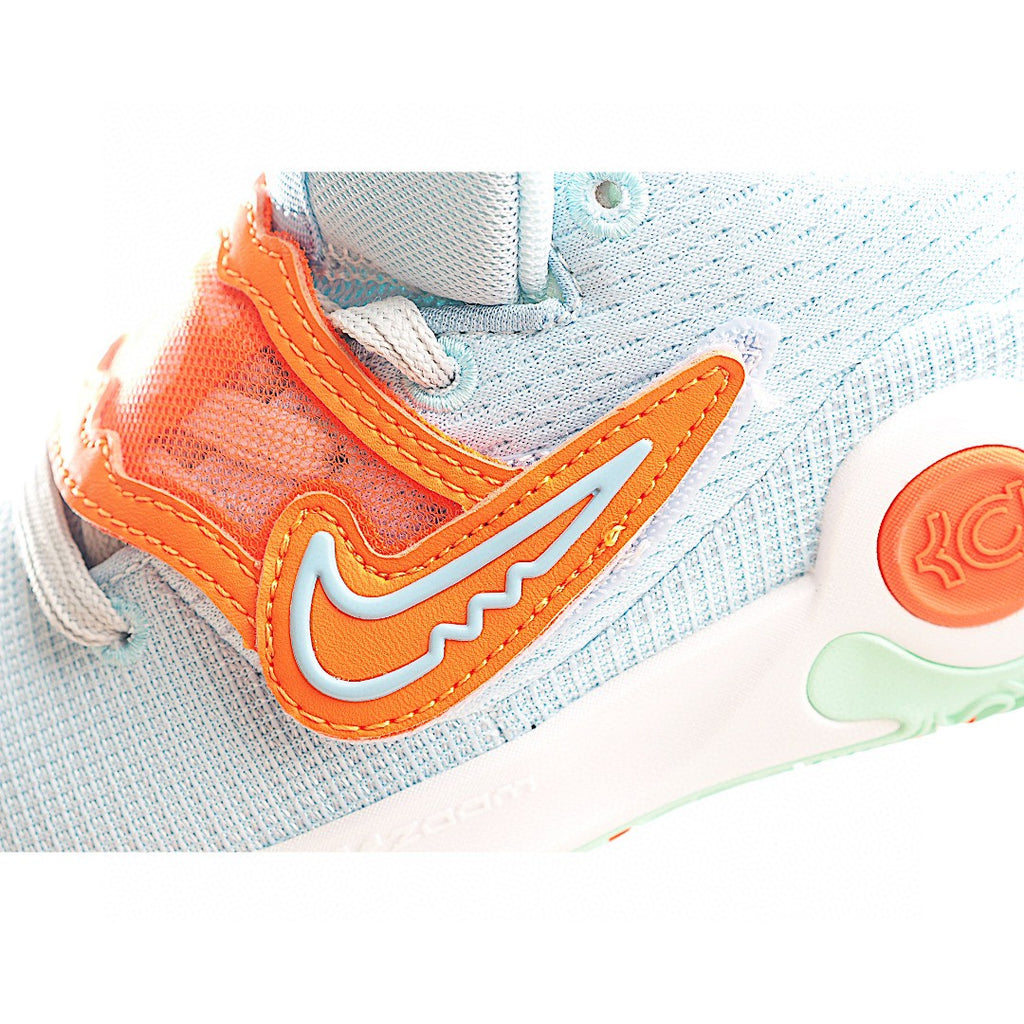 KD 5 basketball shoes" blue, mint green"