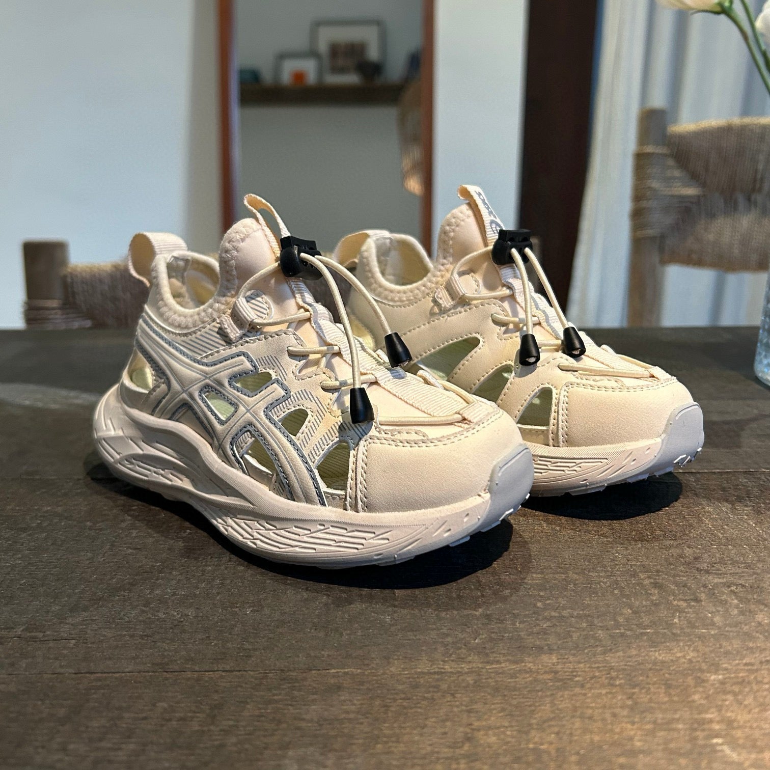 ASICS Stream Tracing Sports crocs" light beige "