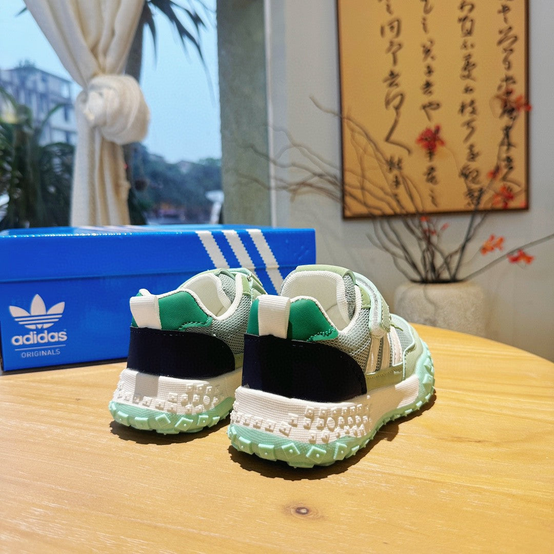 adidas mesh casual hiking shoes" Green"