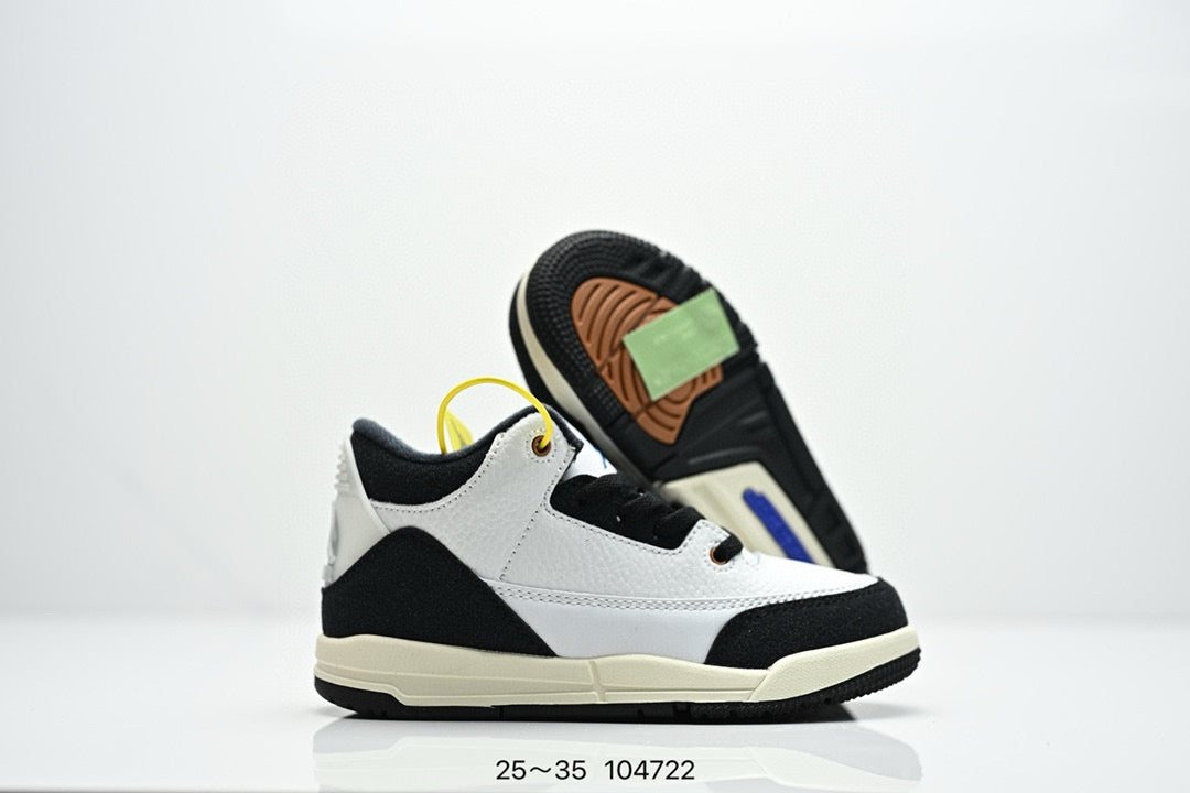 Joe 3" white, black, cream"