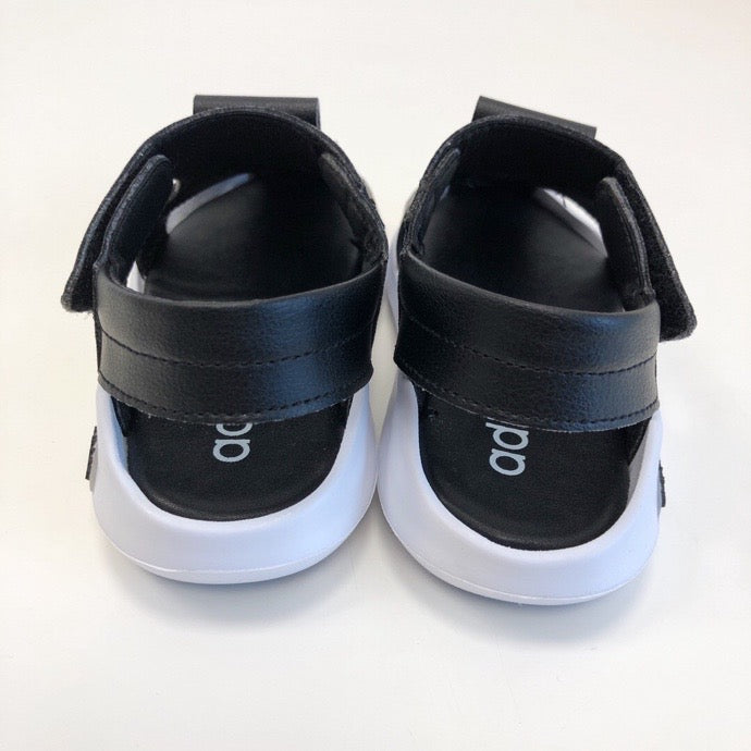 Adidas full leather bread head sandals" black"