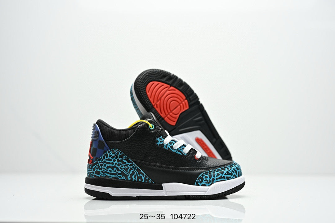 Joe 3"black, blue"