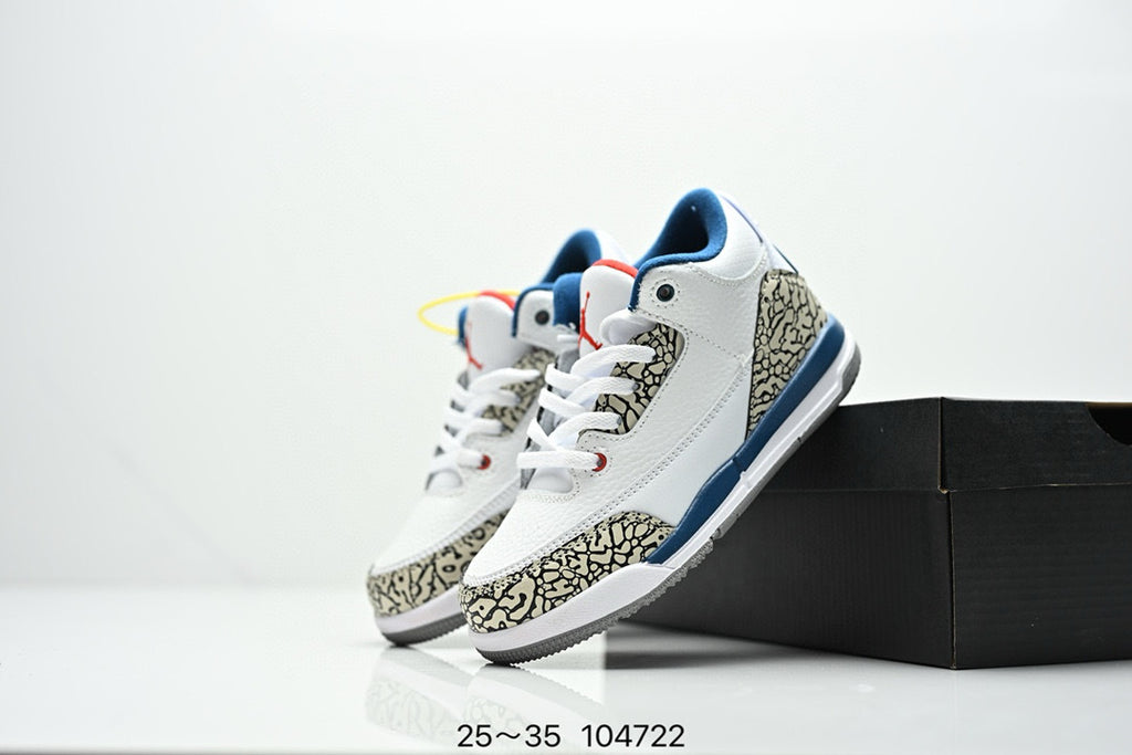 Joe 3" white, gray"