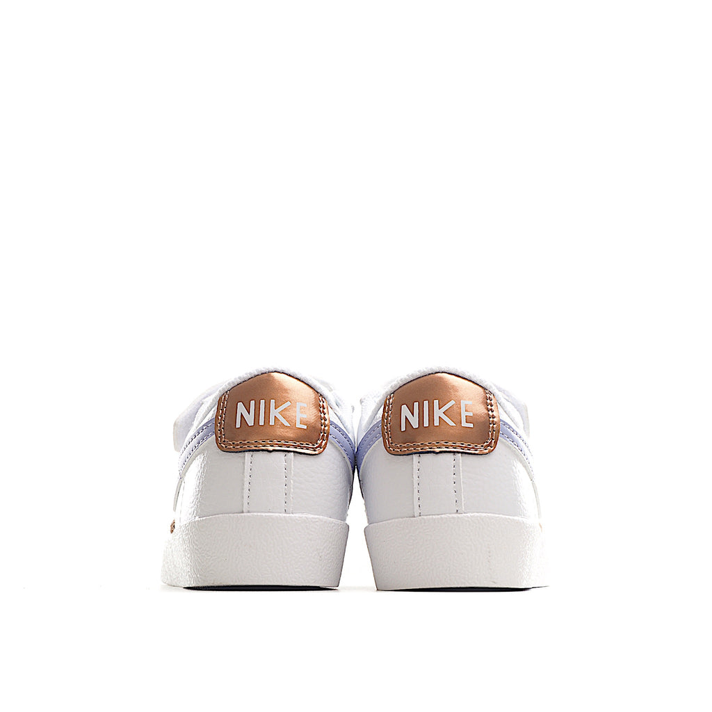 Trail Blazers Velcro Low-Top Kids Sneakers" white, blue"