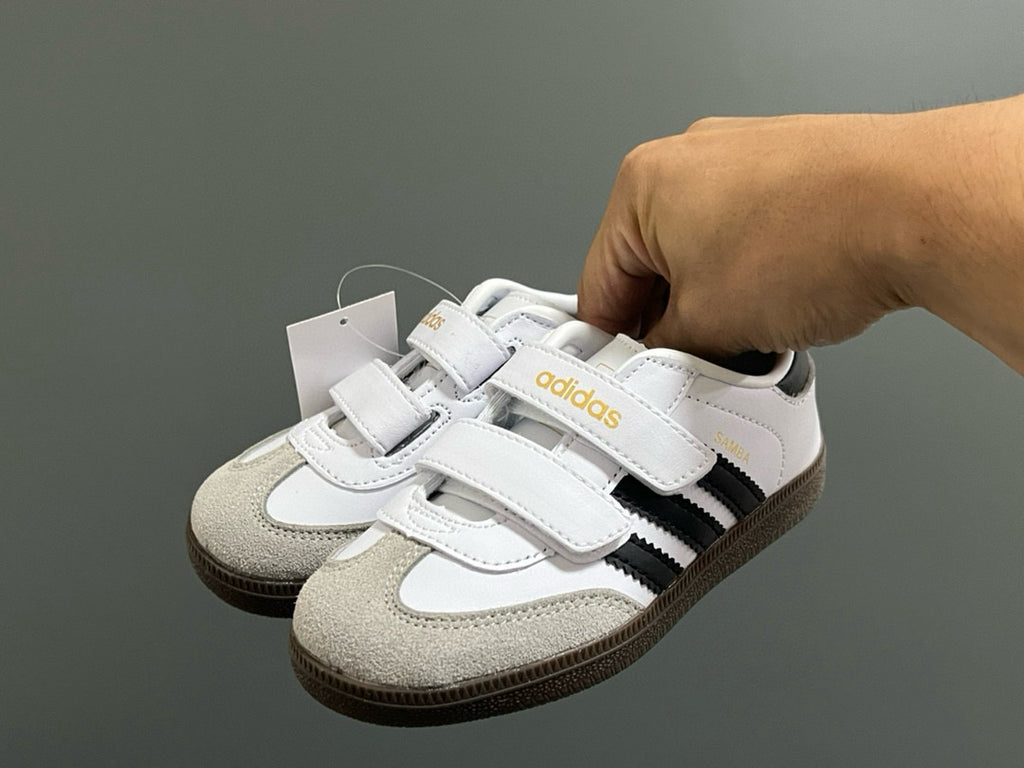 Adidas Samba Velcro Sneakers" white, black"