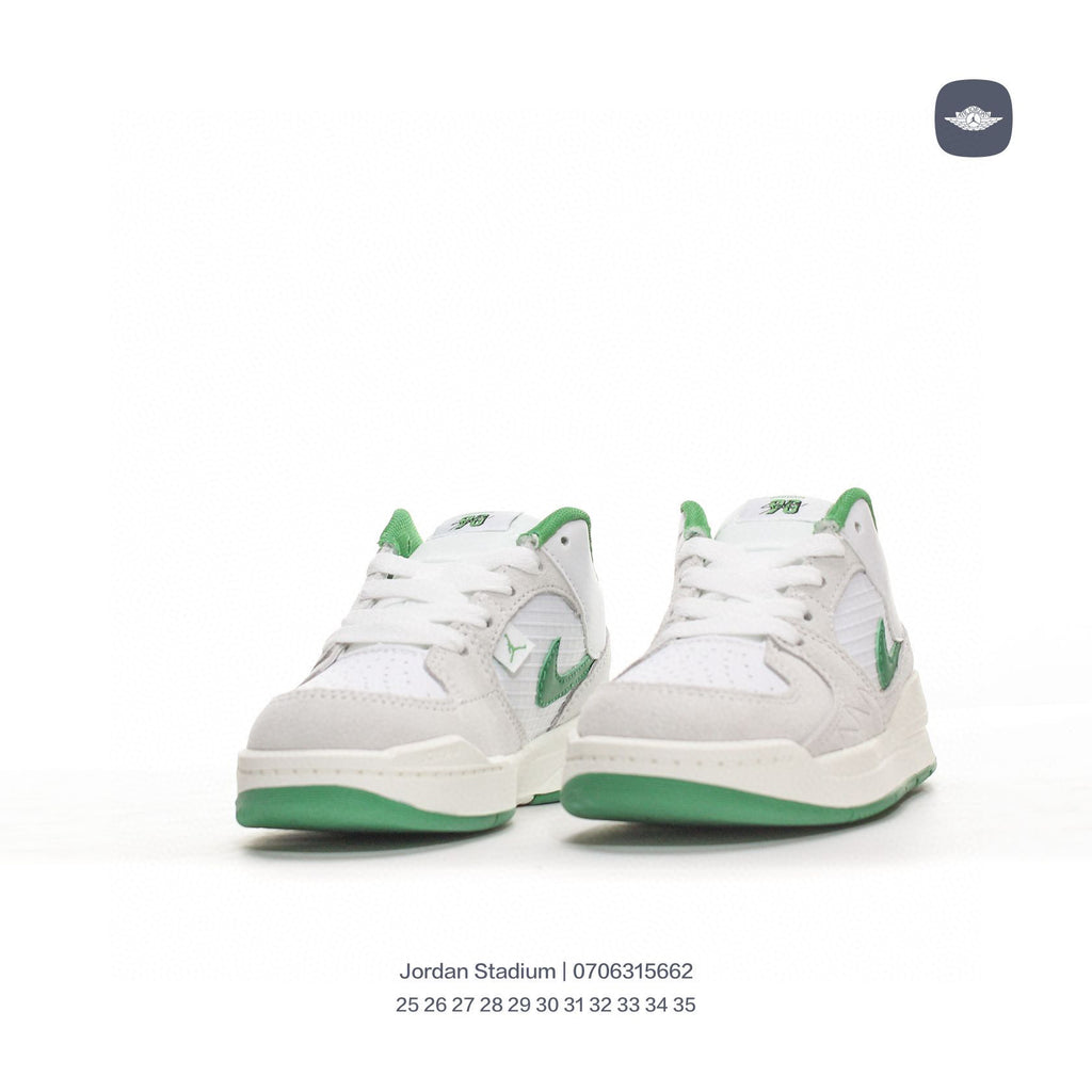 Jordan Stadium sneakers for kid "light gray, green"
