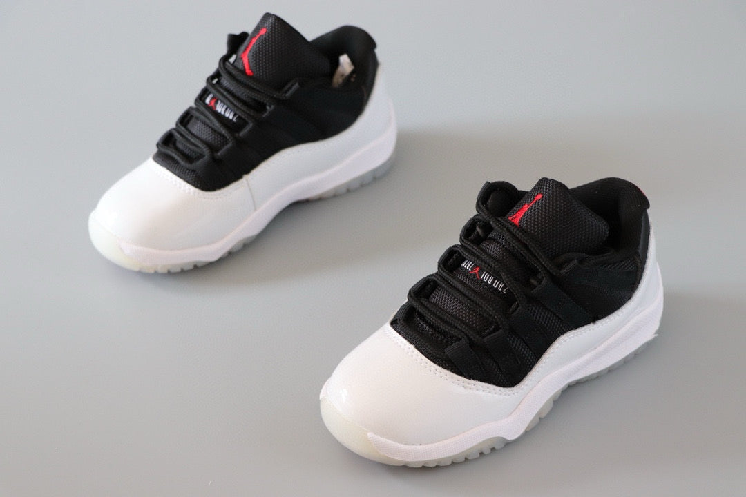 Joe 11 low-top children's shoes" black, white"