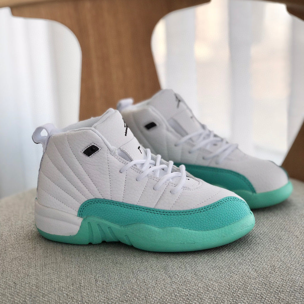 Joe 12 high quality children's shoe" white, mint green"