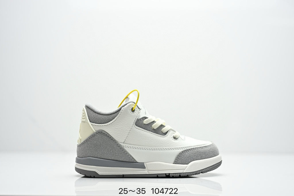 Joe 3" white, gray"