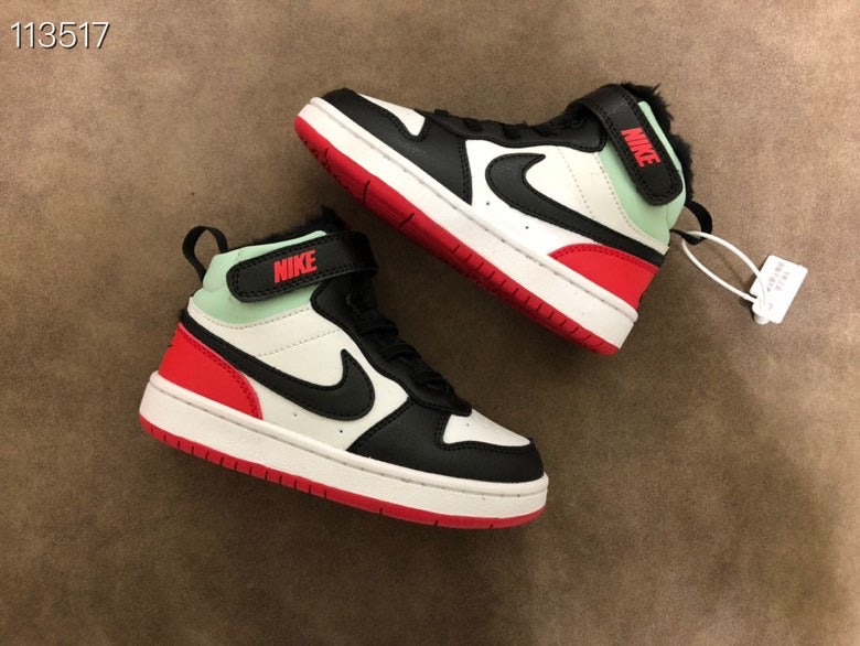 NIKE COURT Borough Mid2 JUN Air Force Workwear" white, black, red"