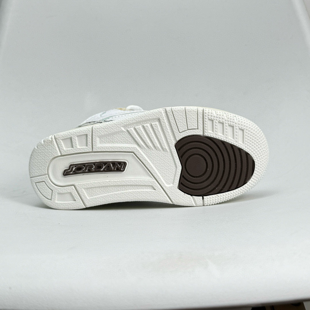 Jordan 3 children's shoes" white, cream"