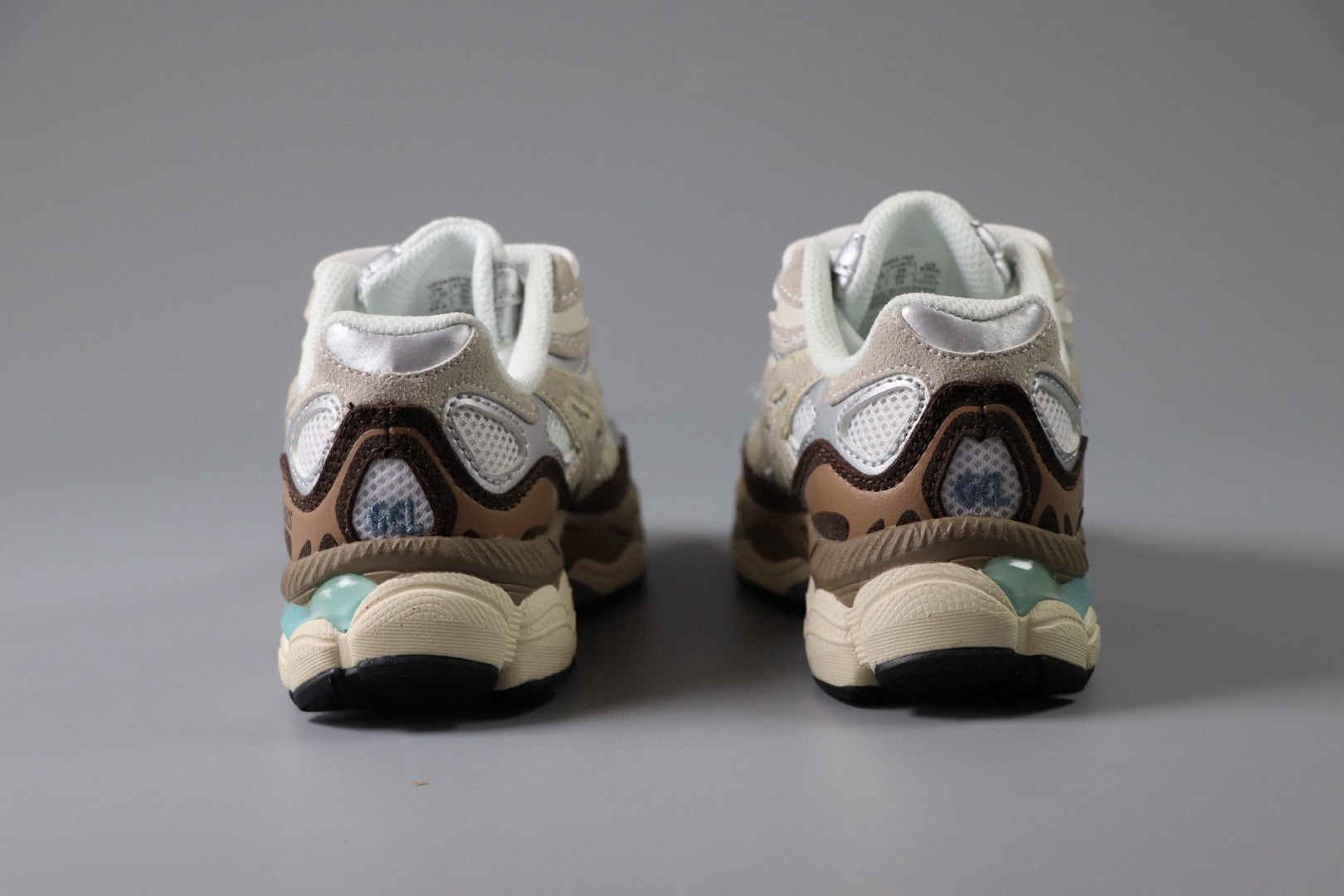 Asics Gel-NYC Professional"  beige, brown, and white"