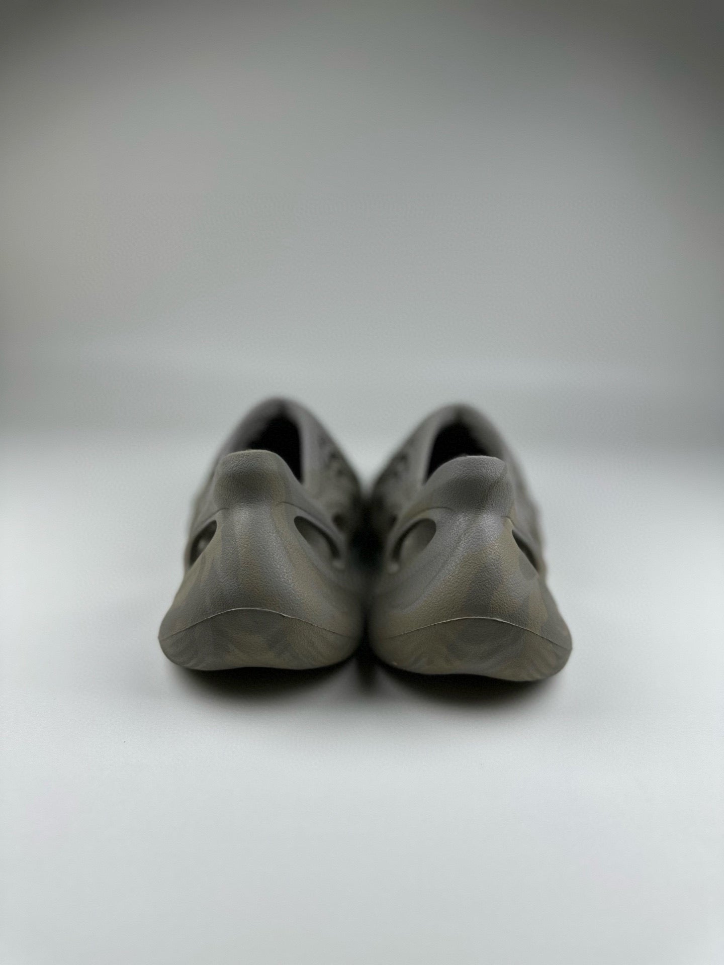 Coconut Crocs" dark gray"