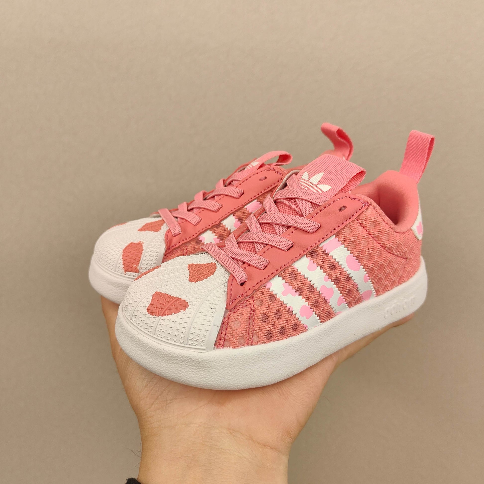 shell toe second generation" light pink"