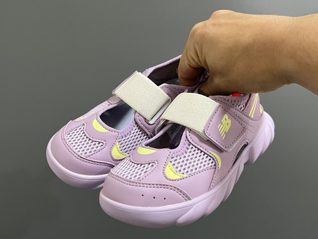 NB new 920 Mary Jane mesh stitching Velcro children's sandals" Purple"