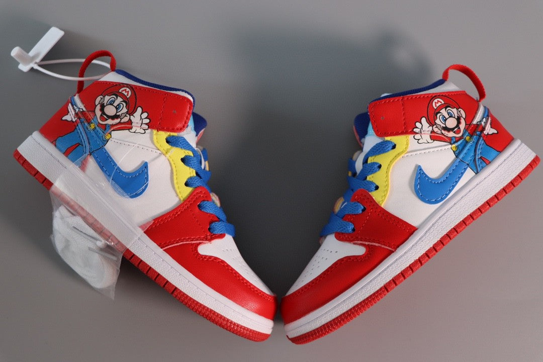 Jordan Air Jordan 1 Super Mario" red"